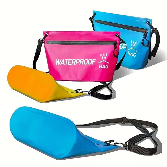 Sac étanche 5L, sac de transport durable avec fermeture éclair