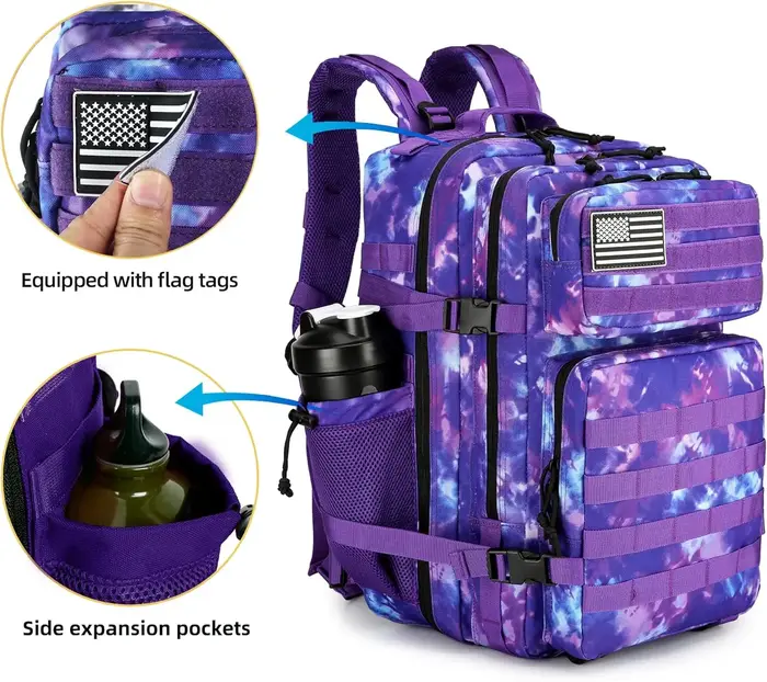 20L 45L tactique 3P sac à dos 3 jours d'assaut sac à dos en plein air étanche escalade sac à dos Camping randonnée chasse Mochila sac
