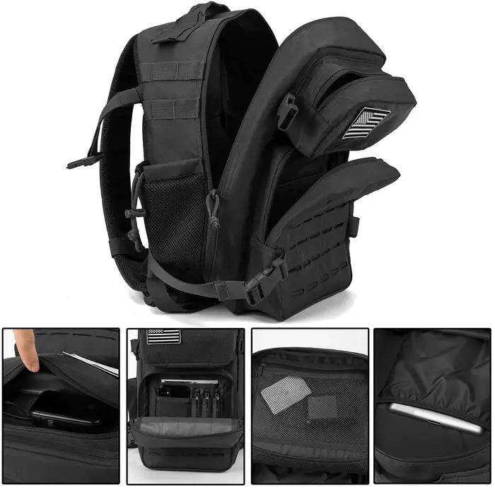 25L sac à dos tactique sac de plein air sac à dos de fitness sac à dos MOLLE femmes/hommes randonnée